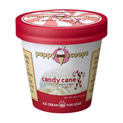 Puppy Scoops Candy Cane Ice Cream Mix