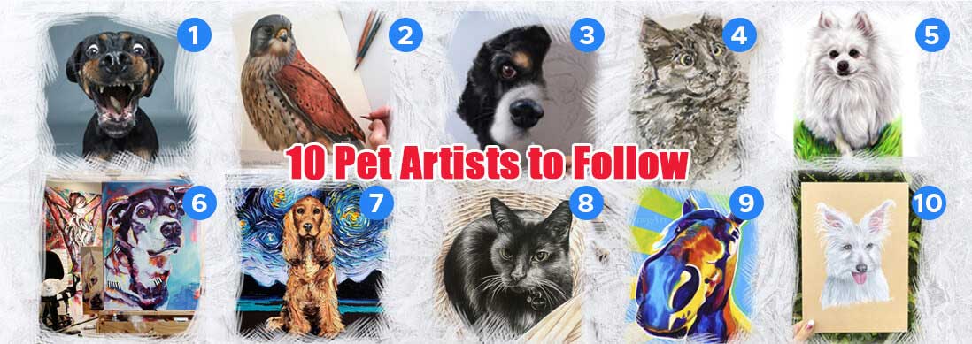 You are currently viewing 10 Pet Artists to Follow